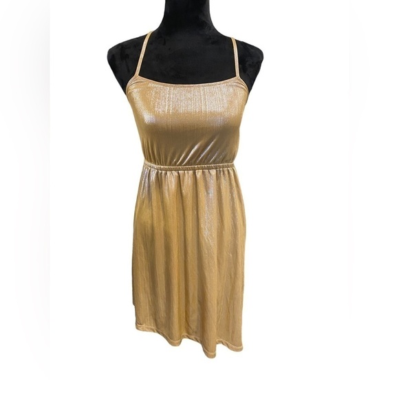Wild Blue Sadie Robertson Gold Strap Dress Small - Picture 2 of 15